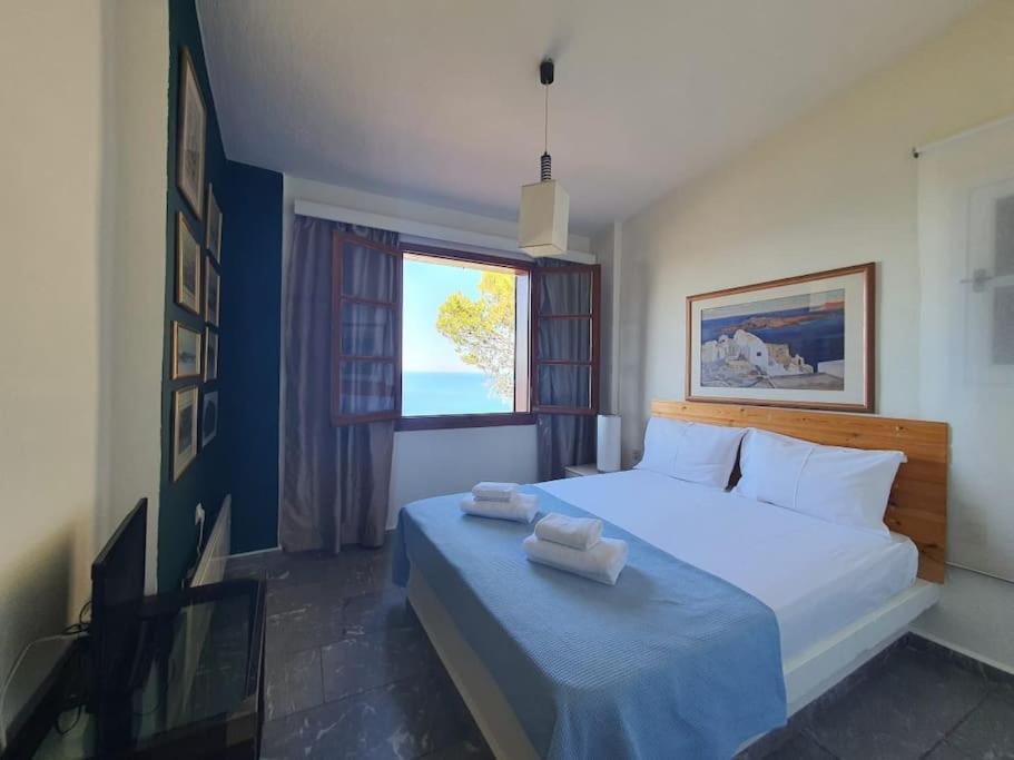Endless Blue Villa - Amazing Sea View Agia Pelagia Exteriör bild