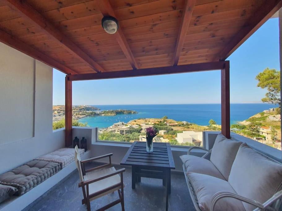 Endless Blue Villa - Amazing Sea View Agia Pelagia Exteriör bild